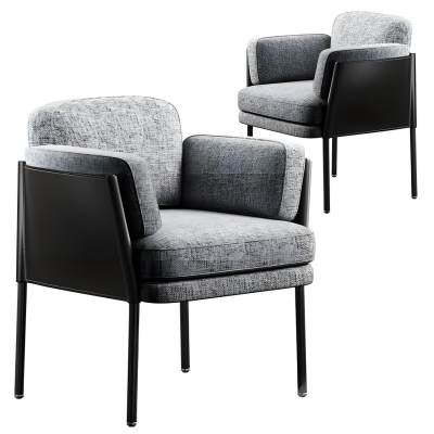 MINOTTI现代单人沙发